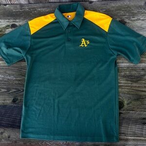 Vintage Oakland A’s Polo Shirt Size Medium